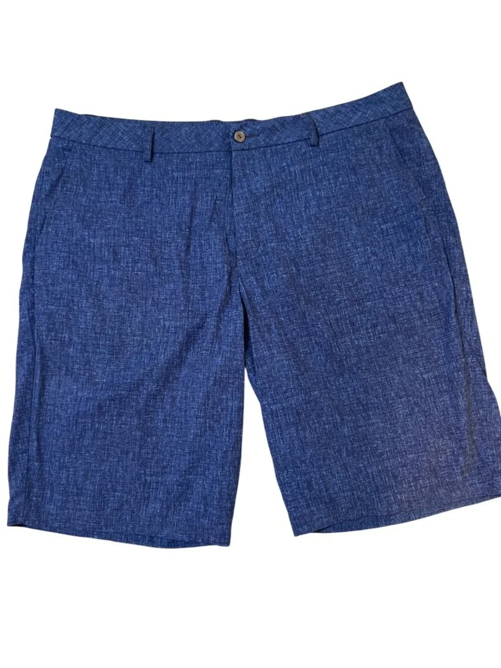 Men's Puma golf shorts size 38 blue crosshatch‎